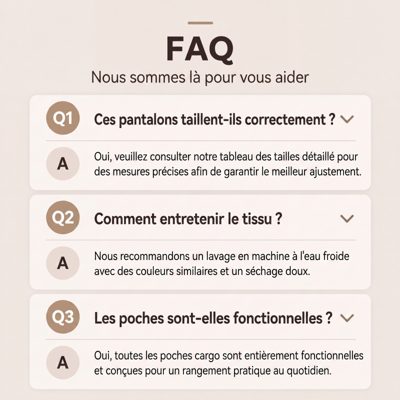 Pantalon cargo évasé à taille haute avec cordon de serrage pour femme