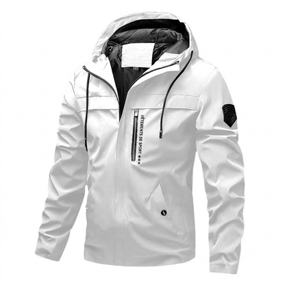 Veste à capuche adaptée à toutes les conditions météorologiques