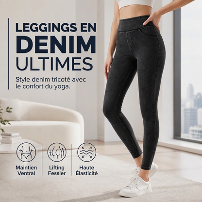 Jean minceur taille haute pour femme