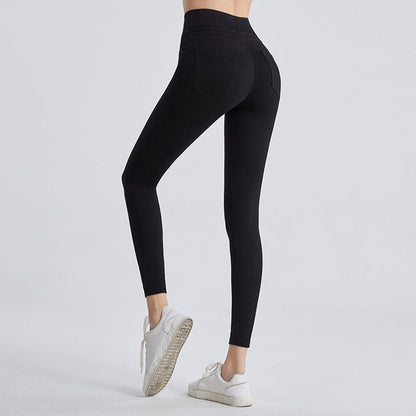 Jean minceur taille haute pour femme