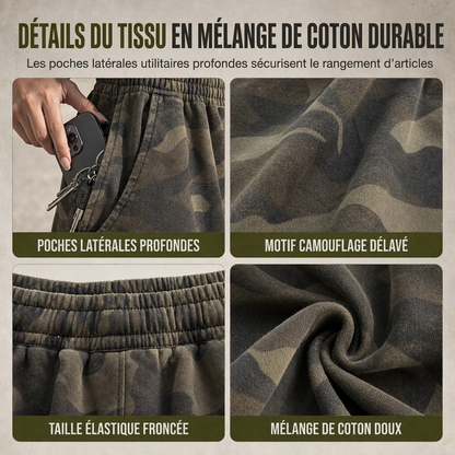Pantalons de survêtement larges vintage délavés pour femme