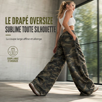 Pantalons de survêtement larges vintage délavés pour femme