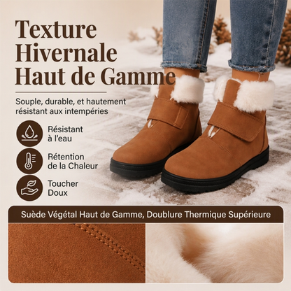 Bottes de neige d'hiver chaudes antidérapantes pour femmes