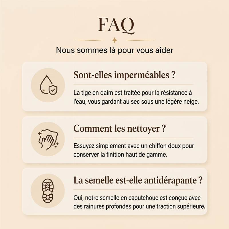 Bottes de neige d'hiver chaudes antidérapantes pour femmes