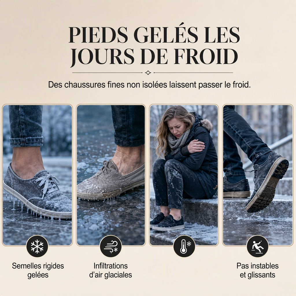 Bottes de neige mi-mollet pour femme, hiver