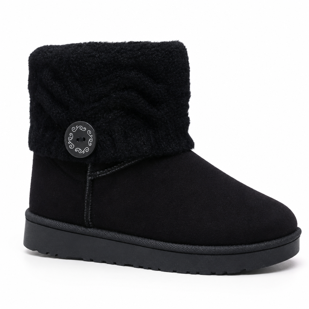 Bottes de neige mi-mollet pour femme, hiver