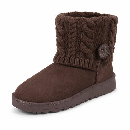 Bottes de neige mi-mollet pour femme, hiver