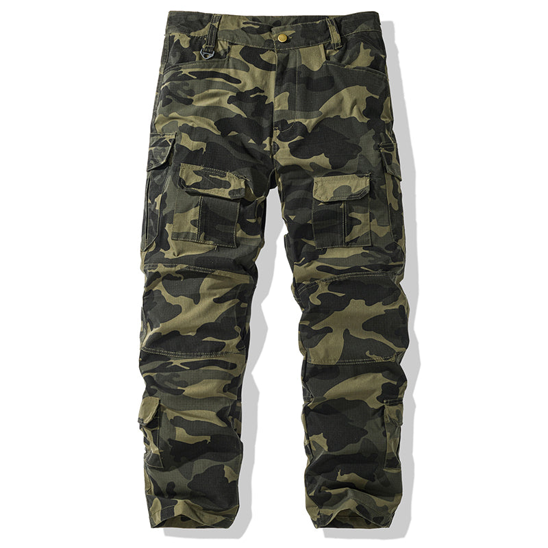 Pantalon cargo camouflage multi-poches pour hommes