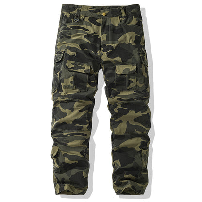 Pantalon cargo camouflage multi-poches pour hommes