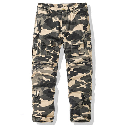 Pantalon cargo camouflage multi-poches pour hommes