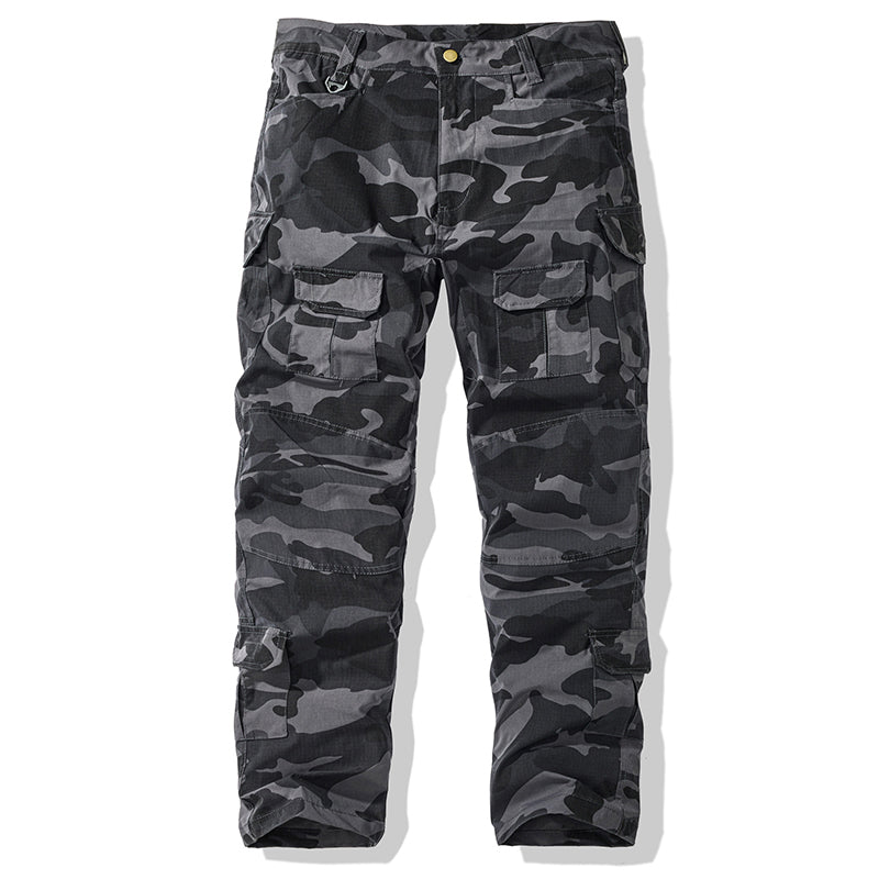 Pantalon cargo camouflage multi-poches pour hommes
