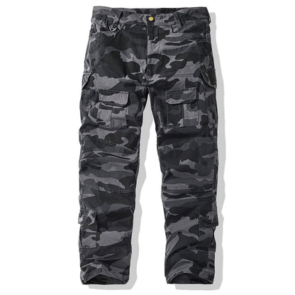 Pantalon cargo camouflage multi-poches pour hommes