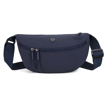 Sac bandoulière minimaliste en forme de demi-lune
