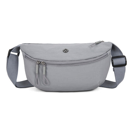 Sac bandoulière minimaliste en forme de demi-lune