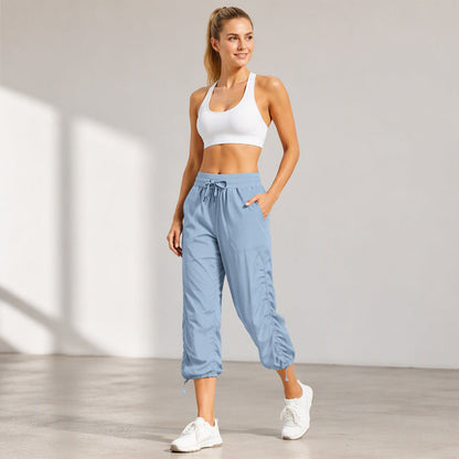 Pantalon court léger et à séchage rapide pour femme