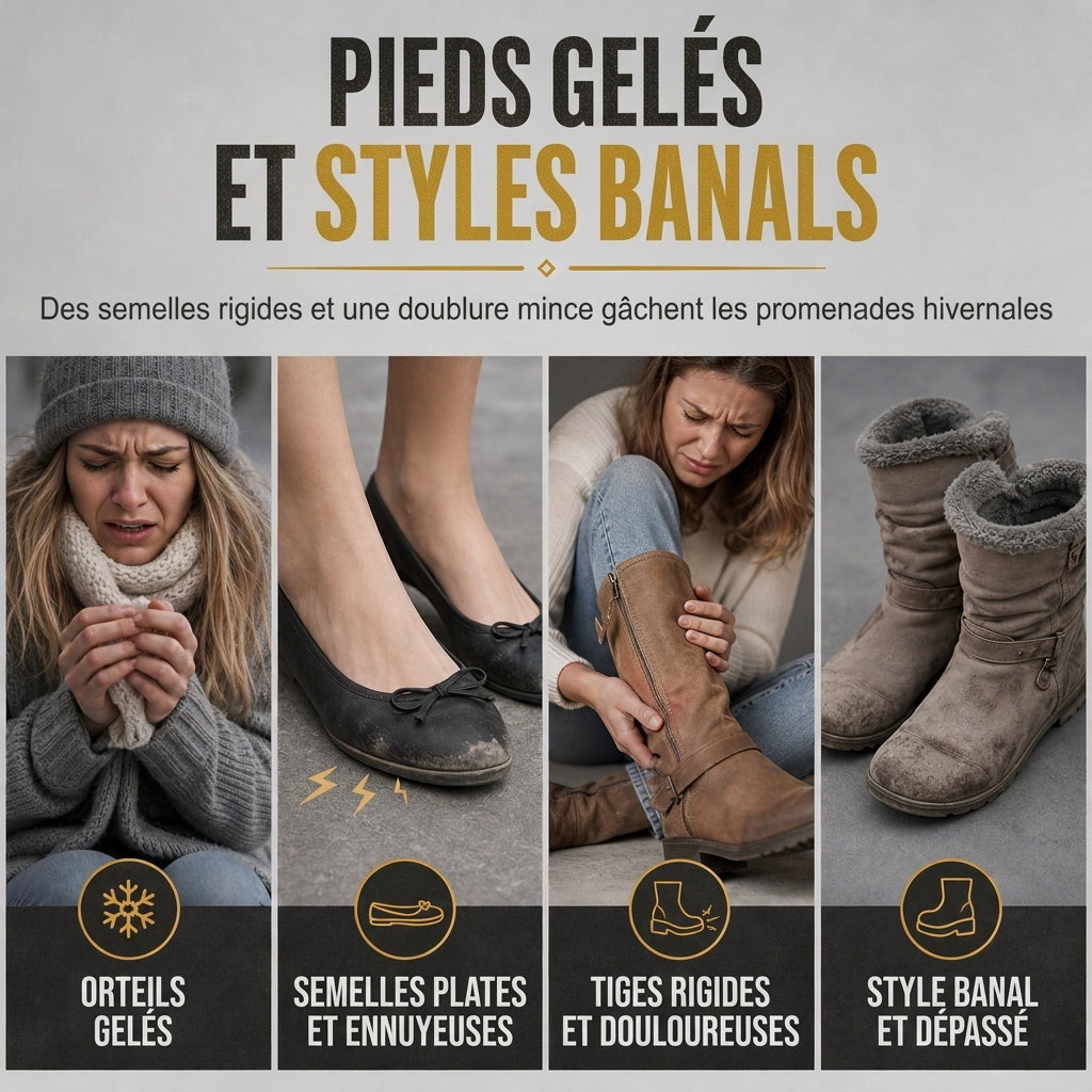 Bottines à talon bloc mi-haut à plateforme pour femmes, avec bout rond, coutures, revers repliable et bride à boucle
