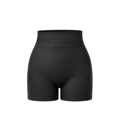 Short de gainage rembourré pour femme, taille haute, effet ventre plat