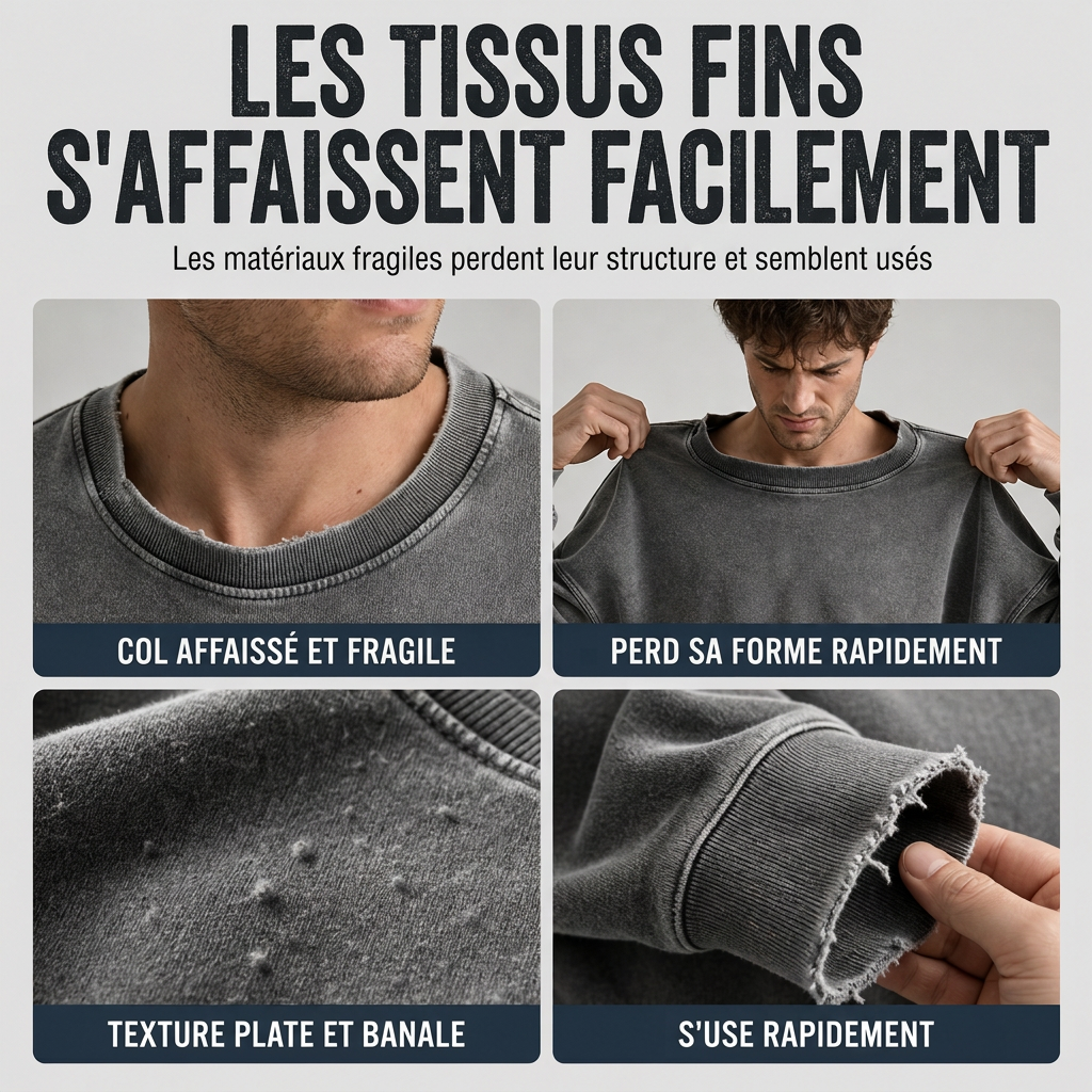 Sweat décontracté vintage oversize pour homme