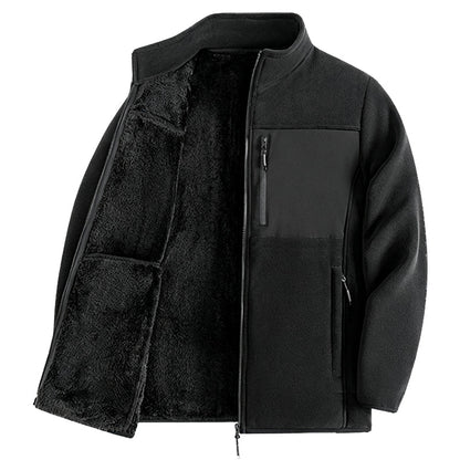 Veste zippée en polaire épaisse unisexe