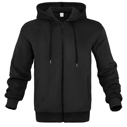 Veste à capuche pour homme à motif ananas et grille