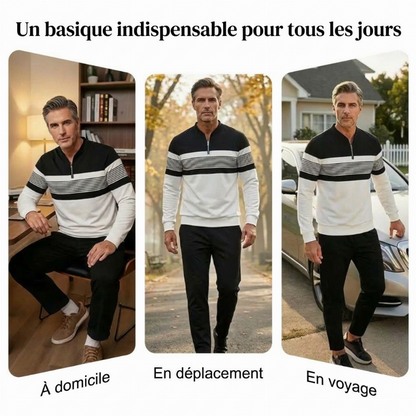⏰🔥OFFRE LIMITÉE : -50 % ET LIVRAISON GRATUITE !🔥PLUS DE 50 000 EXEMPLAIRES VENDUS !🧵 Ensemble pour homme : sweat à imprimé graphique et pantalon – Un style streetwear audacieux. Un confort absolu pour se détendre ou faire ses courses👖