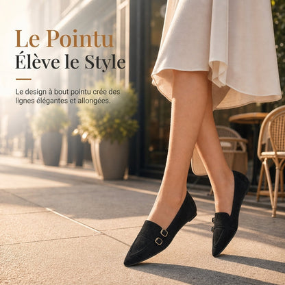 Chaussures plates décontractées à bout pointu pour femmes