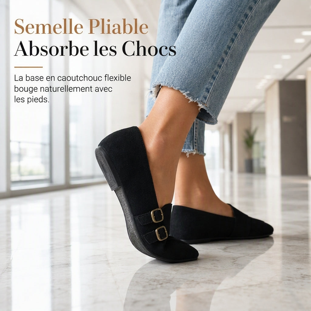 Chaussures plates décontractées à bout pointu pour femmes