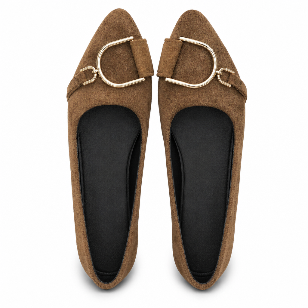 Chaussures plates décontractées à bout pointu pour femmes