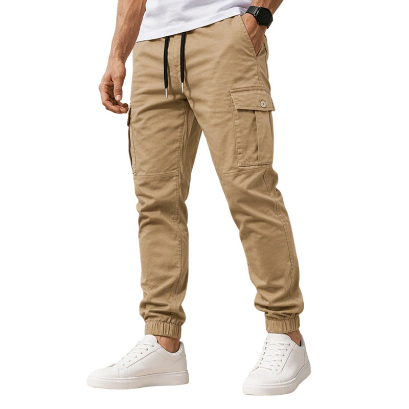 Pantalons cargo décontractés légers, joggings de randonnée en extérieur pour les sports d'automne et d'hiver, la course à pied et l'entraînement