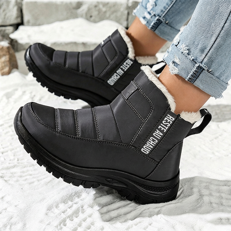 Bottes de neige imperméables et antidérapantes pour femme