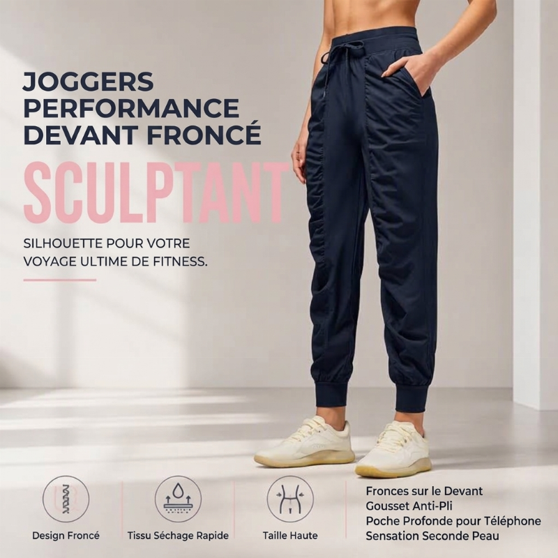 Pantalons de jogging à séchage rapide pour femme