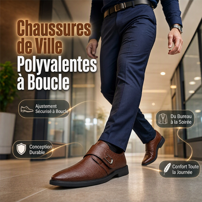 Chaussures habillées pour homme à bride polyvalentes
