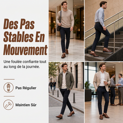 Chaussures habillées pour homme à bride polyvalentes