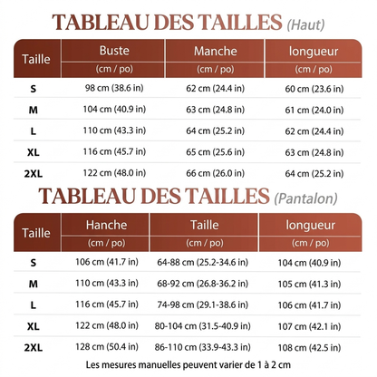 Ensemble pour femme à l'élégance décontractée