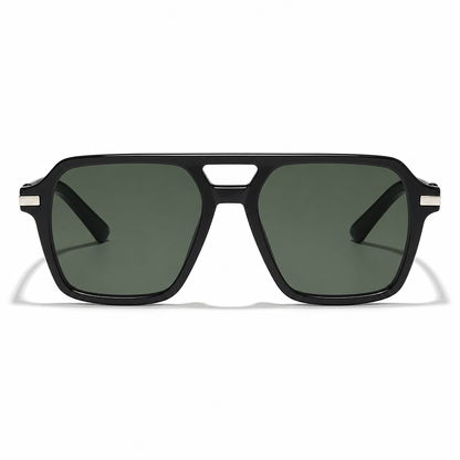 Lunettes de soleil à monture carrée style vintage rétro