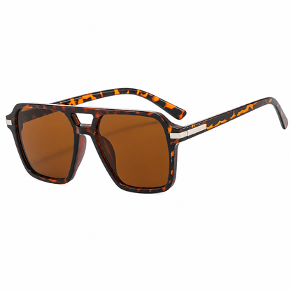 Lunettes de soleil à monture carrée style vintage rétro