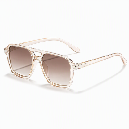 Lunettes de soleil à monture carrée style vintage rétro