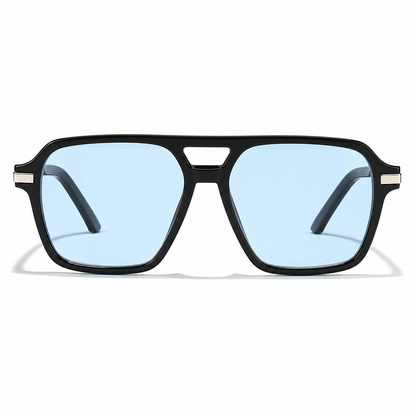Lunettes de soleil à monture carrée style vintage rétro