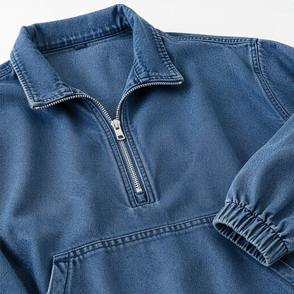 Veste en jean décontractée pour femme