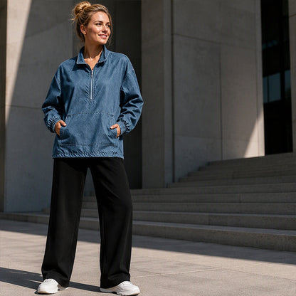 Veste en jean décontractée pour femme