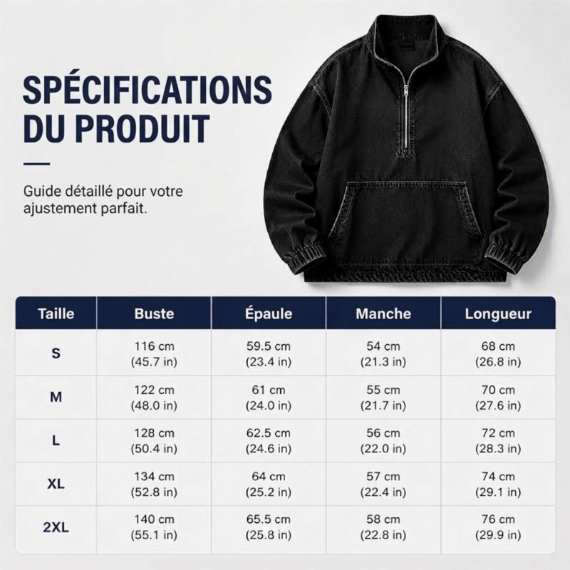 Veste en jean décontractée pour femme