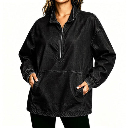Veste en jean décontractée pour femme