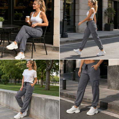 Joggers cargo décontractés pour femme