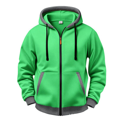 Veste à capuche zippée chaude
