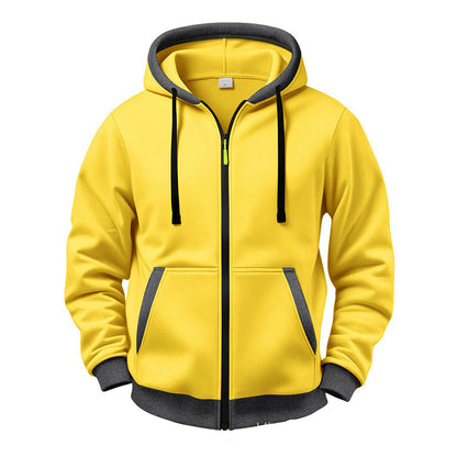 Veste à capuche zippée chaude