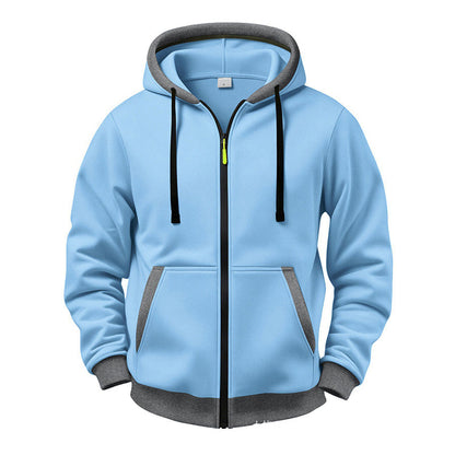Veste à capuche zippée chaude
