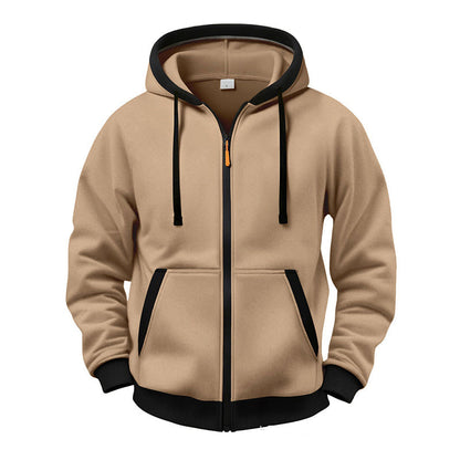Veste à capuche zippée chaude