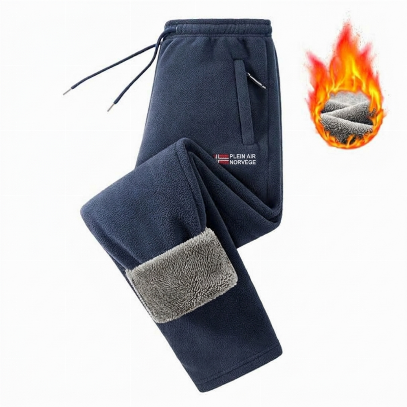 Pantalon en polaire épais et chaud unisexe