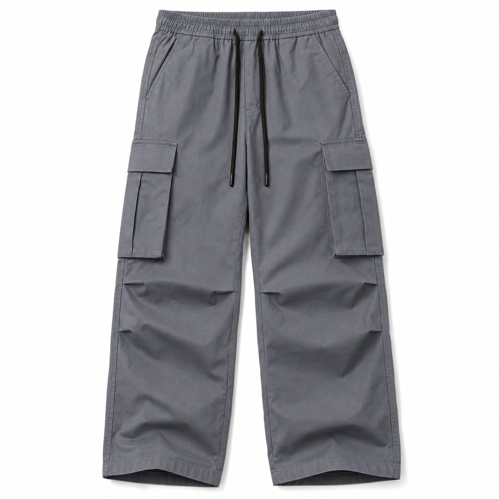 Pantalons cargo décontractés pour homme avec cordon de serrage, été