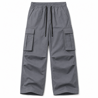 Pantalons cargo décontractés pour homme avec cordon de serrage, été